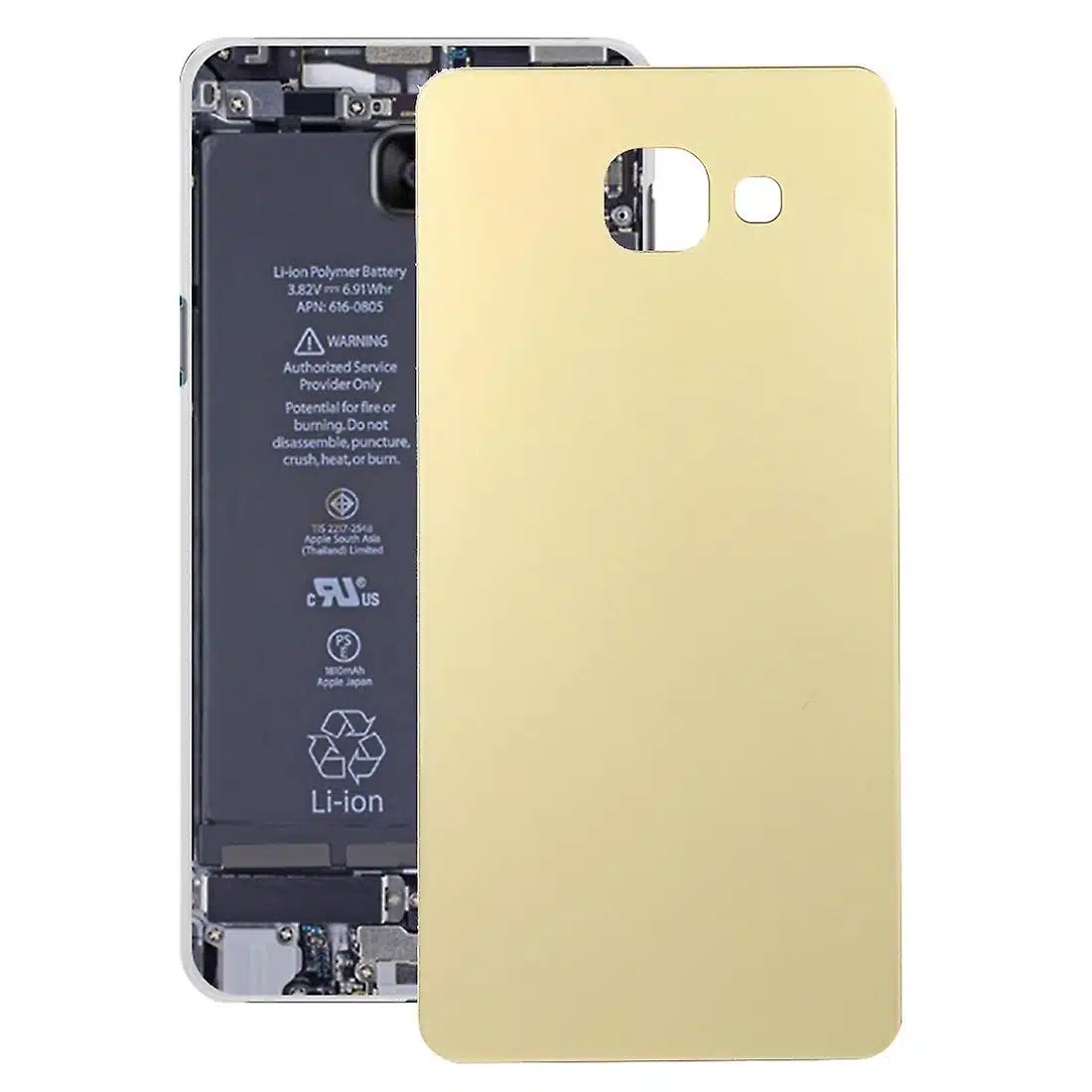 Samsung Galaxy A5 (2016) (A510F) Replacement Battery Cover - Gold