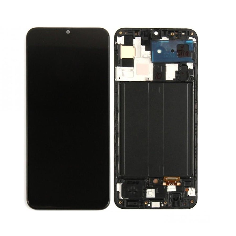 Samsung Galaxy A50 (A505F) Soft OLED Display + Digitizer + Frame - Black