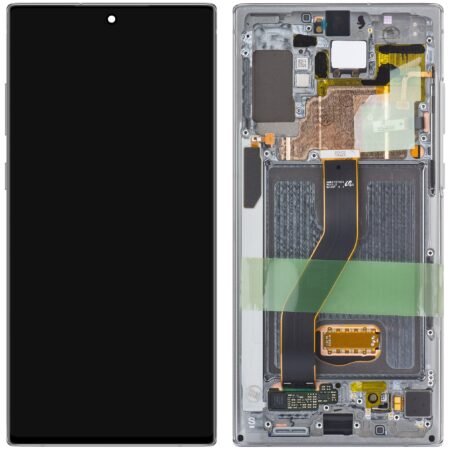 Samsung Galaxy Note 10 Plus (N975F) GH82-20838C Display Complete - Aura Glow / Silver
