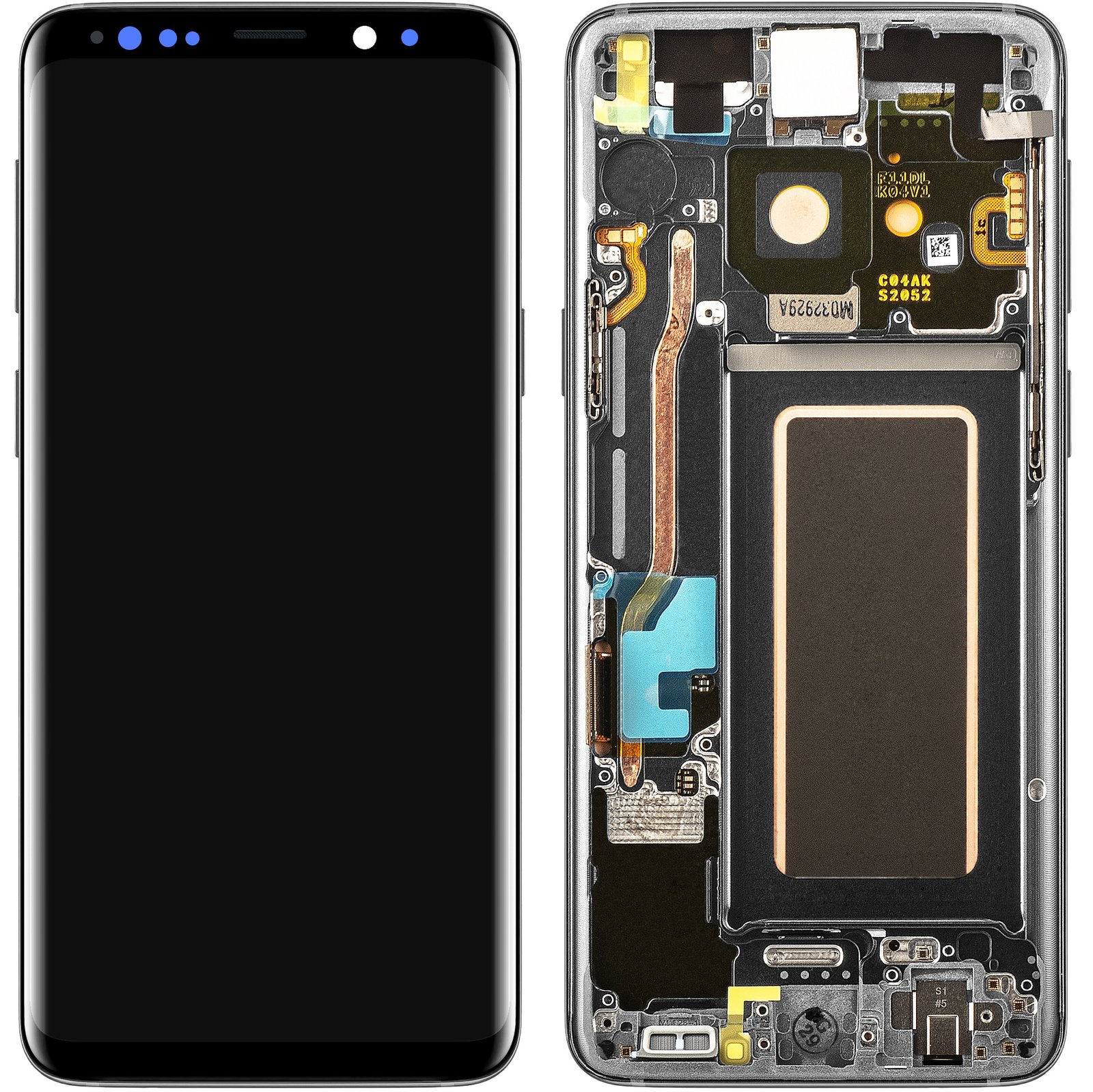 Samsung Galaxy S9 (G960F) GH97-21697EC / GH97-21696C Display Complete - Titanium Grey