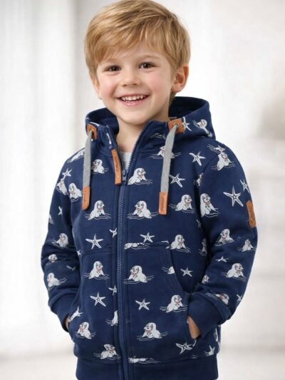 Kinder CVC Warmer Vest, Print Zeehond SL0057