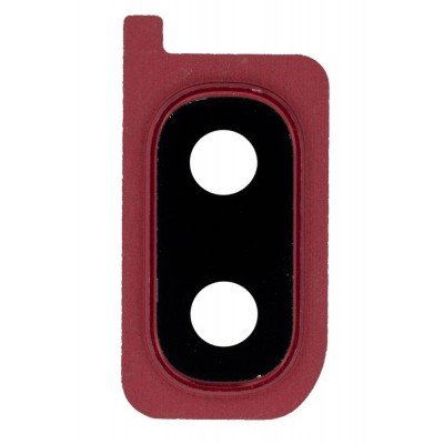 Samsung Galaxy A20 (A205F) Camera Lens With Frame - Red (5pcs)