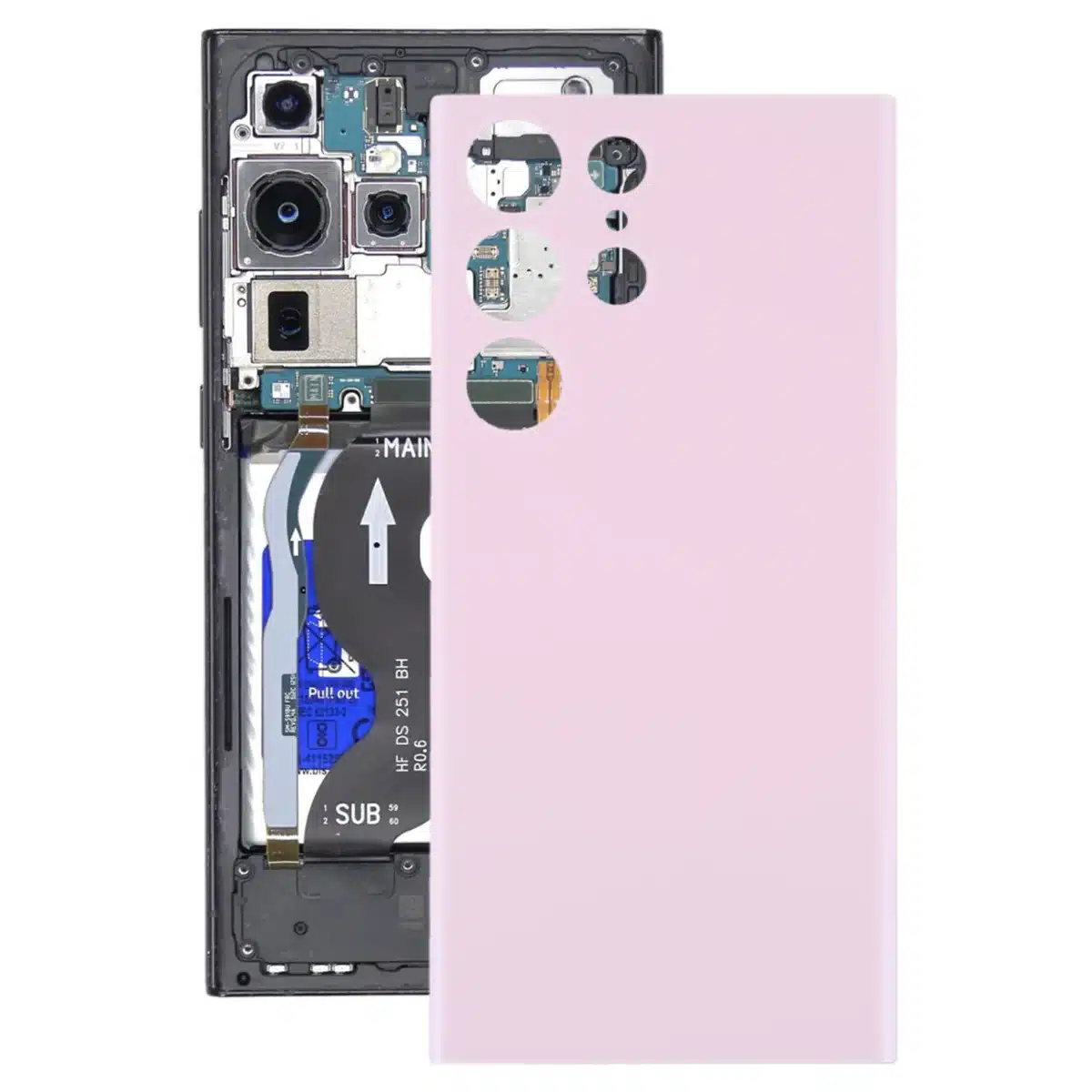 Samsung Galaxy S23 Ultra (S918B) Battery Cover - Lavender