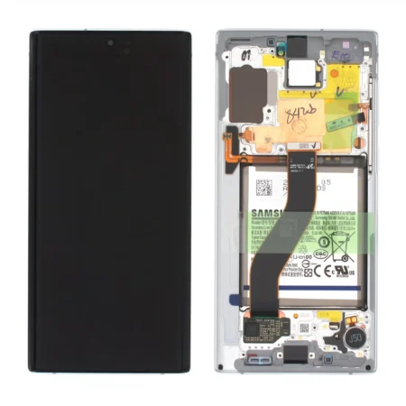 Samsung Galaxy Note 10 (N970F) Display Complete (GH82-20818B / GH82-20817B) - Aura White