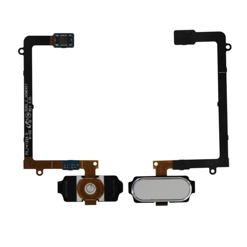 Samsung Galaxy S6 Edge (SM-G925F) Home Button Flex - White