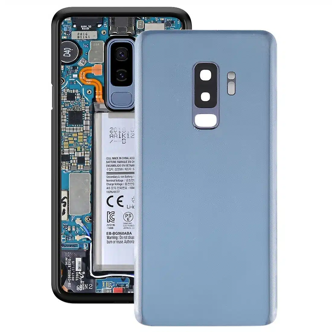 Samsung Galaxy S9 Plus (G965F) Battery Cover - Coral Blue