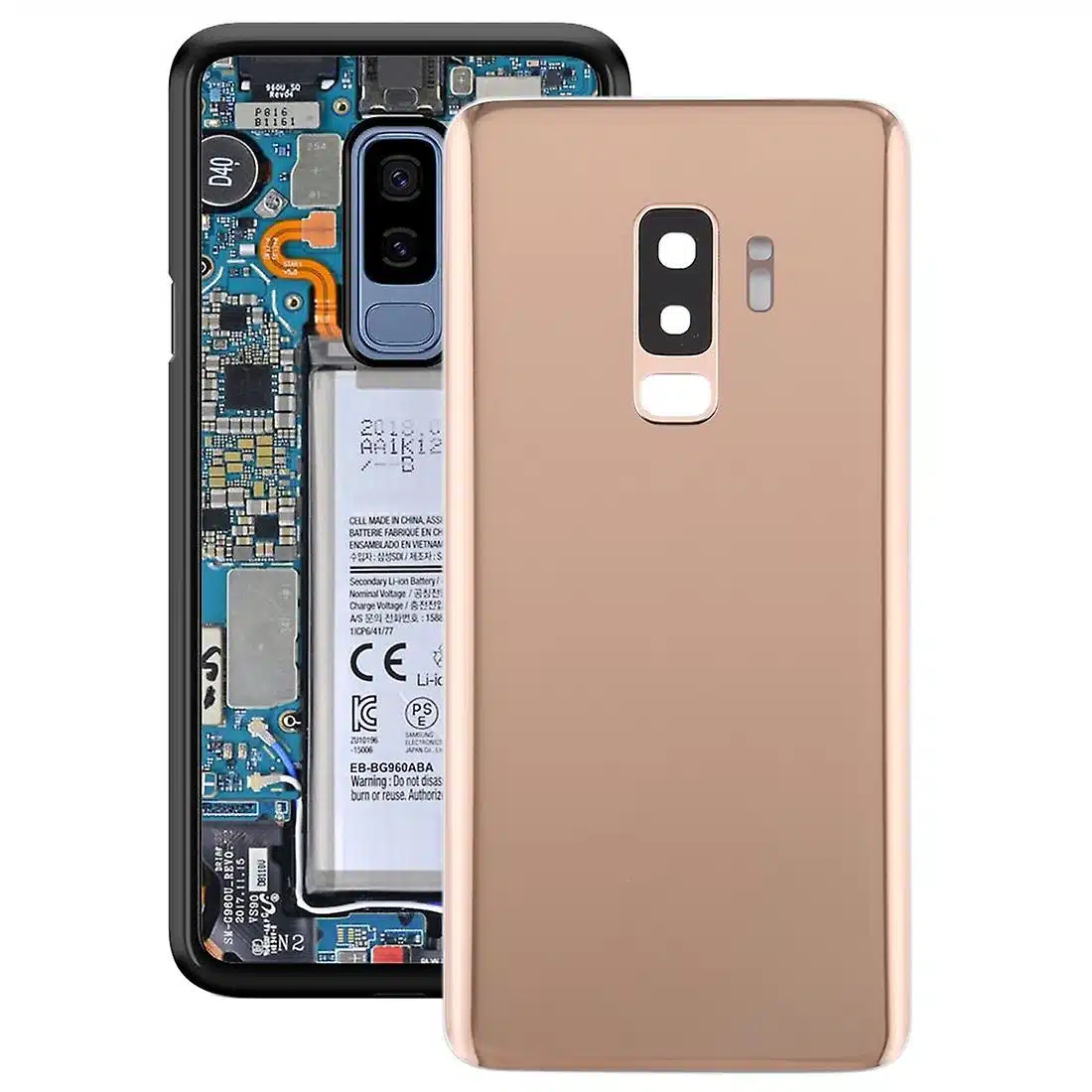Samsung Galaxy S9 Plus (G965F) Replacement Battery Cover - Gold