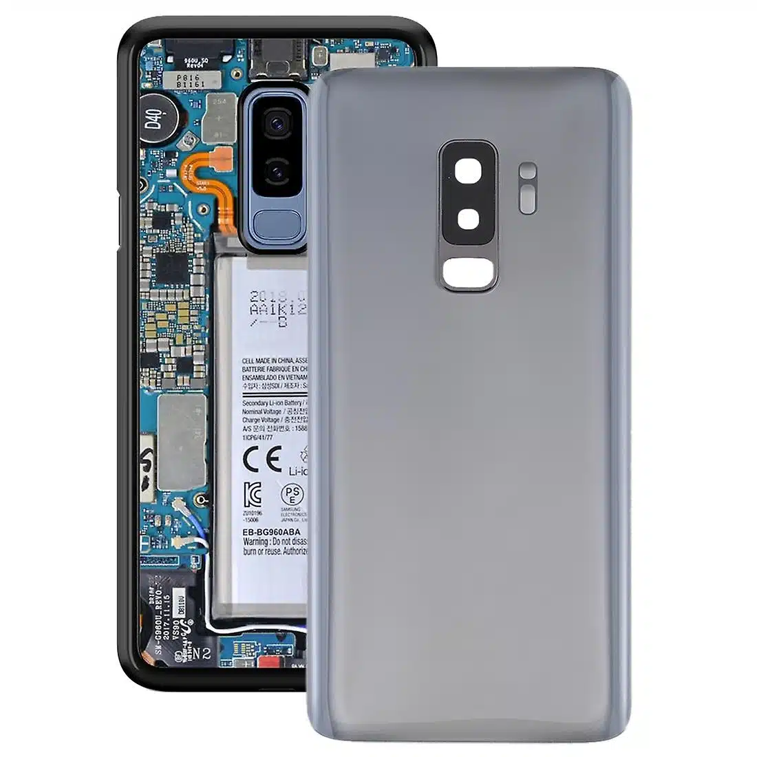 Samsung Galaxy S9 Plus (G965F) Battery Cover - Titanium Grey