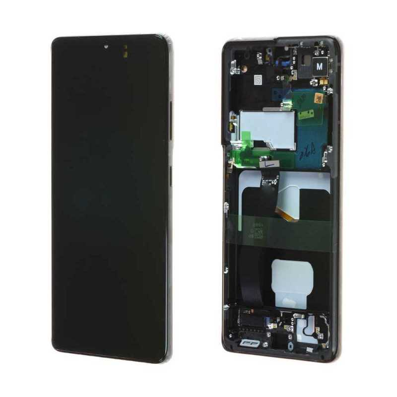 Samsung Galaxy S21 5G (G991B) Display + Digitizer Soft OLED (With Fame) - Black