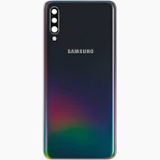 Samsung Galaxy A70s (A707F) Battery Cover - Black (With Camera Lens)