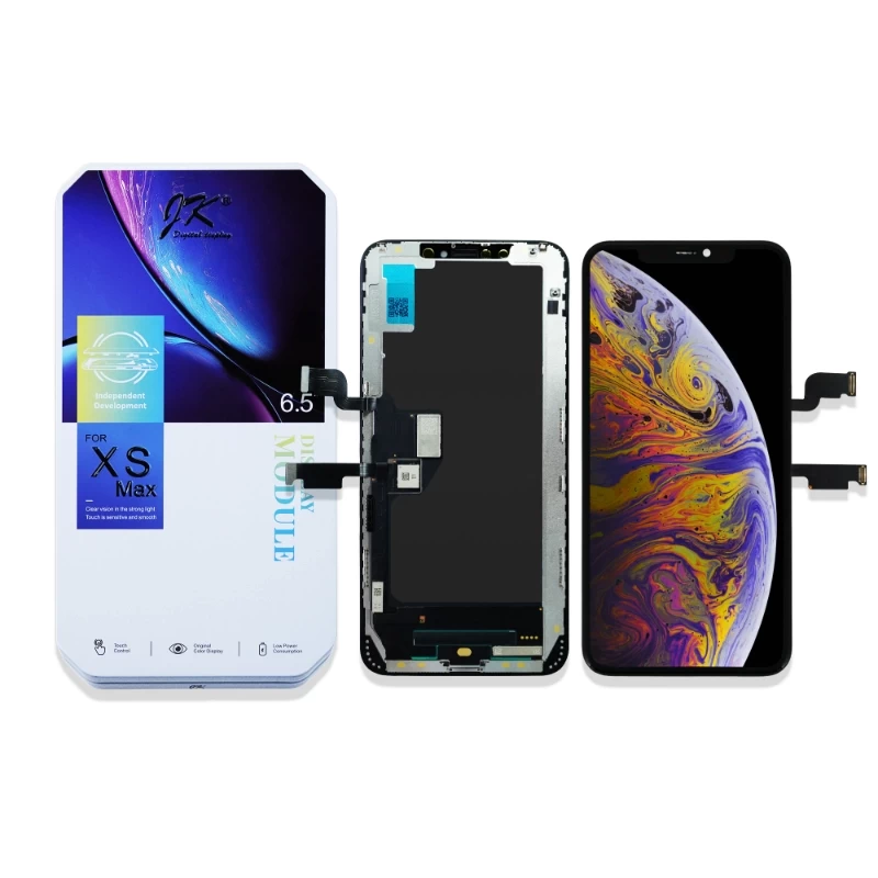 iPhone XS Max Display + Digitizer Complete Black - JK InCell