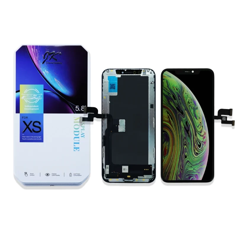 iPhone XS Display + Digitizer Complete Black - JK InCell